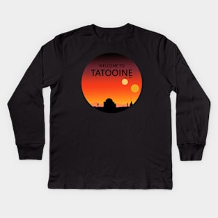 Tatooine Kids Long Sleeve T-Shirt